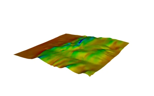 Wind energy potential farm - Ansys Fluent - Pressure